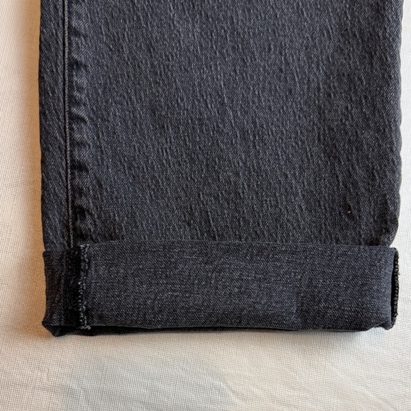 Madewell Women's Charcoal Curvy Perfect Vintage Straight Jeans Size 33 - Picture 6 of 14